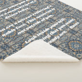 ヴィンテージカスタムタイルnowruzイランの新年ギフト シェルパブランケット (3/4)