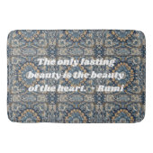 ヴィンテージカスタムタイルnowruzイランの新年ギフト バスマット (正面)