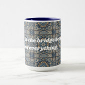 ヴィンテージカスタムタイルnowruzイランの新年ギフト マグカップ (中央)