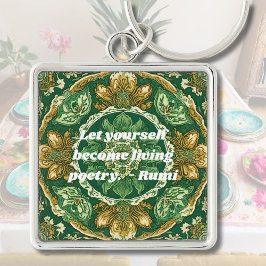 ヴィンテージカスタムタイルNowruzペルシャ新年ギフト キーホルダー