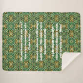 ヴィンテージカスタムタイルNowruzペルシャ新年ギフト シェルパブランケット (正面(横))