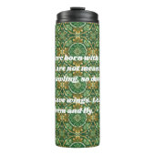 ヴィンテージカスタムタイルNowruzペルシャ新年ギフト タンブラー (正面)