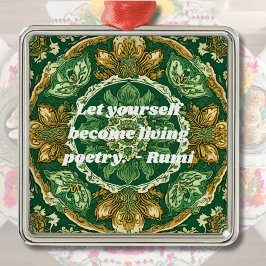 ヴィンテージカスタムタイルNowruzペルシャ新年ギフト メタルオーナメント