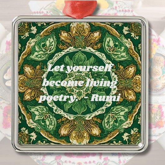 ヴィンテージカスタムタイルNowruzペルシャ新年ギフト メタルオーナメント