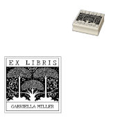 ヴィンテージカスタムツリーズ本Ex Libris ラバースタンプ (押印)