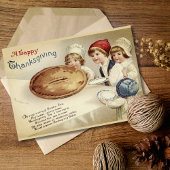 ヴィンテージカスタムハッピーサンクスギビング シーズンカード