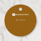 ヴィンテージカスタムハニー製品 フェイバータグ (裏面)