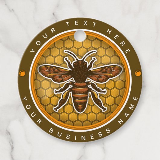 ヴィンテージカスタムハニー製品 フェイバータグ (正面)