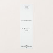 ヴィンテージカスタムパリスタイル折り畳みイヤリングカード 名刺 (外部フラット)