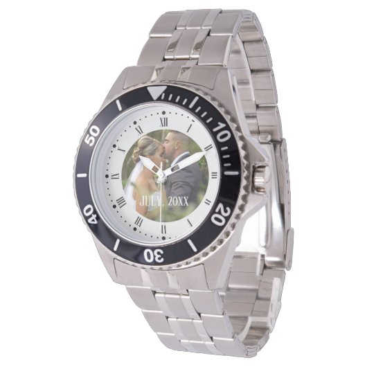 ヴィンテージカスタムファミリーの文字時計の写真 腕時計 (アングル)