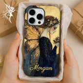 ヴィンテージカスタムフェアリー海軍と金ゴールド Case-Mate iPhoneケース