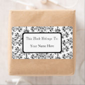 ヴィンテージカスタムフローラダマスクパターン蔵書票 ラベル (インサイチュ)