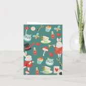 ヴィンテージカスタムベビー誕生日招待状 招待状 (裏面)