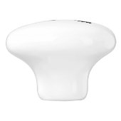 ヴィンテージカスタムモノグラム白色セラミックつまみ セラミックノブ (側面)