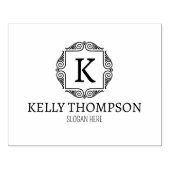 ヴィンテージカスタムモノグラム、スモールビジネス（大） ラバースタンプ (インプリント)