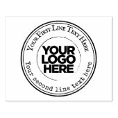 ヴィンテージカスタムラウンド文字事業 ラバースタンプ (インプリント)