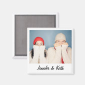 ヴィンテージカスタムレトロインスタント写真 マグネット (正面/裏面)