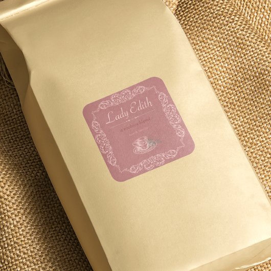 ヴィンテージカスタムロビオス紅茶ラベル スクエアシール