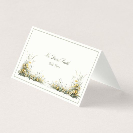 ヴィンテージカスタムワイルドフラワー表番号テント (正面)