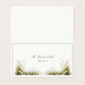 ヴィンテージカスタムワイルドフラワー表番号テント (外部フラット)