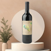 ヴィンテージカスタムワインブドウ白 ワインラベル