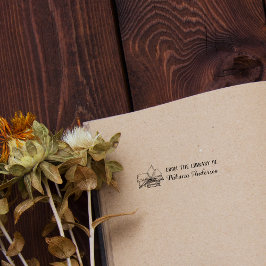 ヴィンテージカスタム図書パーソナライズされた館 セルフインキングスタンプ