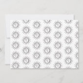 ヴィンテージカスタム太陽サイン&月の誕生発表 招待状 (裏面)