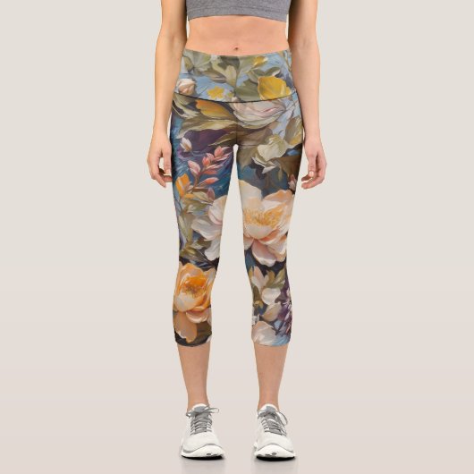 ヴィンテージカスタム山花の退職金 カプリレギンス (正面)