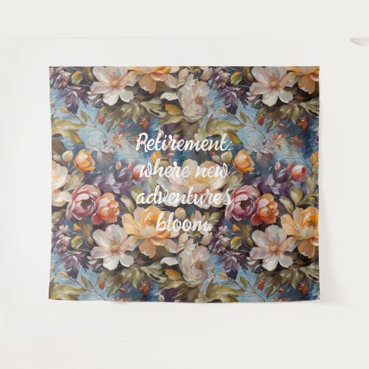 ヴィンテージカスタム山花の退職金 タペストリー (正面(横))