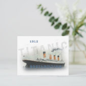 ヴィンテージカスタム文字チタン ポストカード (スタンド正面)