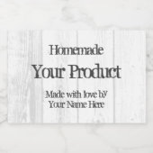 ヴィンテージカスタム木缶詰テンプレートメイスンジャー フードラベル (シングルラベル)