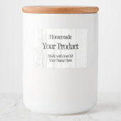 ヴィンテージカスタム木缶詰テンプレートメイスンジャー フードラベル (正面)