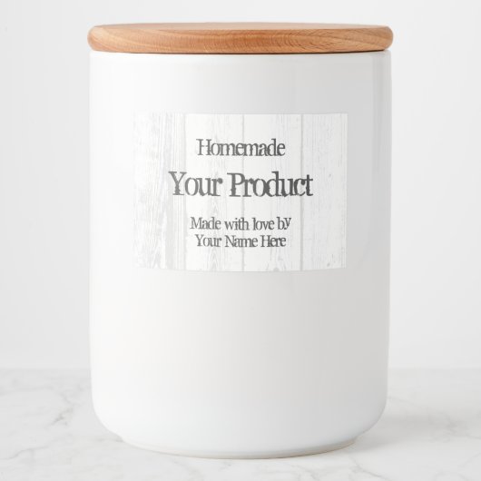 ヴィンテージカスタム木缶詰テンプレートメイスンジャー フードラベル (正面)