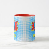 ヴィンテージカスタム漫画ブックアーポップ・アートのトスタイルBAM! マグカップ (中央)