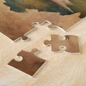 ヴィンテージカスタム熱気球 | アンティーク旅行 ジグソーパズル (側面)