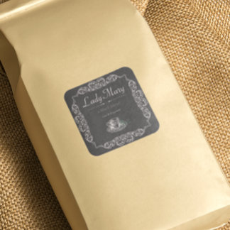 ヴィンテージカスタム紅茶ラベル スクエアシール