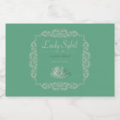 ヴィンテージカスタム緑茶ラベル フードラベル (シングルラベル)