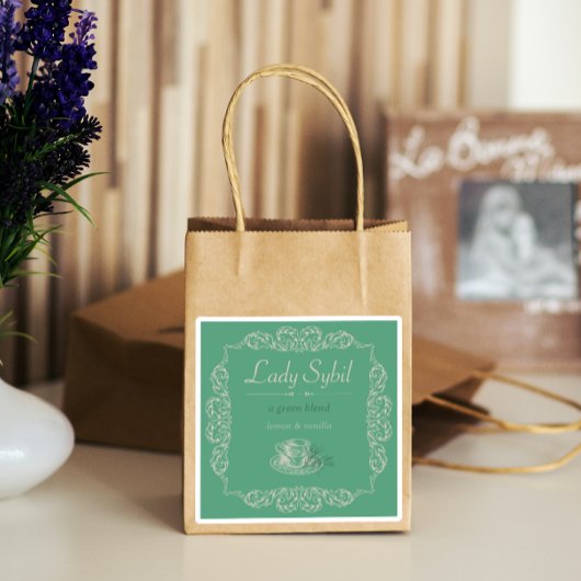 ヴィンテージカスタム緑茶4点 シール