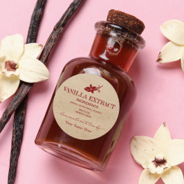 ヴィンテージカスタム自家製バニラエキストラベル ラウンドシール