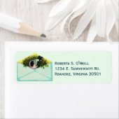 ヴィンテージカスタム自然差出人住所ラベル ラベル (インサイチュ)