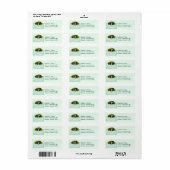 ヴィンテージカスタム自然差出人住所ラベル ラベル (フルシート)