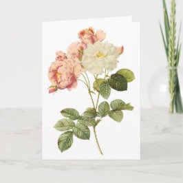 ヴィンテージカスタム花グリーティングカード2 カード