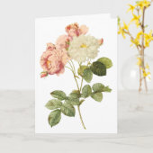 ヴィンテージカスタム花グリーティングカード2 カード (黄色い花)