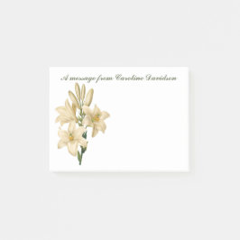 ヴィンテージカスタム花Post-Itノート1 ポストイット