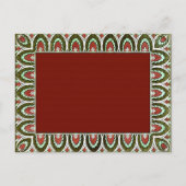 ヴィンテージカスタム装飾空白ののペー縁どジ1869 ポストカード (正面)