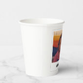 ヴィンテージカスタム顔パーソナライズされた紙パーティーカップ 紙コップ (右)