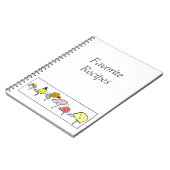 ヴィンテージカスタム食品レシピ手帳 ノートブック (左側)