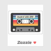 ヴィンテージカセカスタムットカットビニールシール シール (シート)