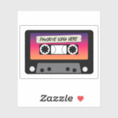 ヴィンテージカセカスタムットカットビニールシール シール (シート)