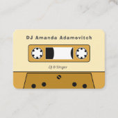 ヴィンテージカセットテープ名刺 名刺 (正面)